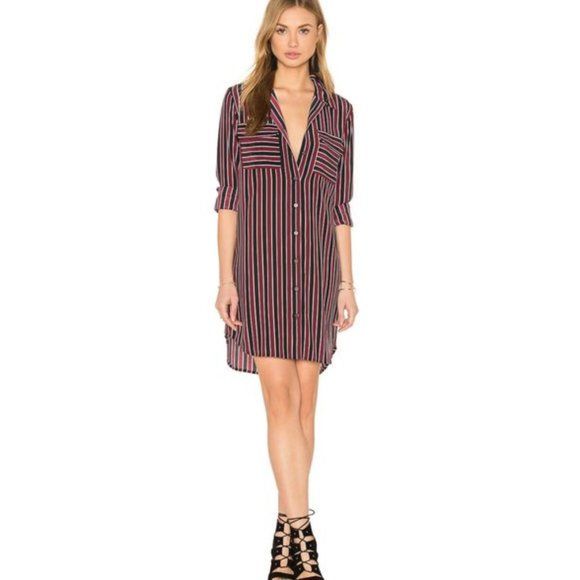 Equipment Dresses & Skirts - Equipment Slim Signature Stripe Dress